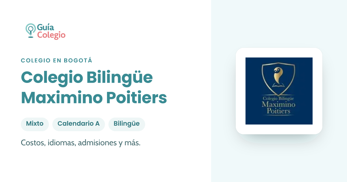 Colegio Bilingüe Maximino Poitiers | Guia Colegio